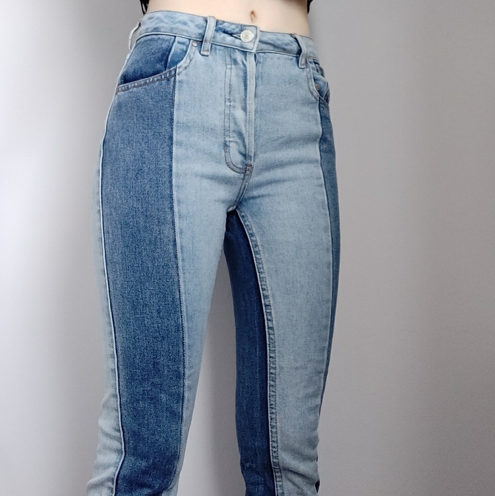 Pacsun Two Toned Mom Jeans